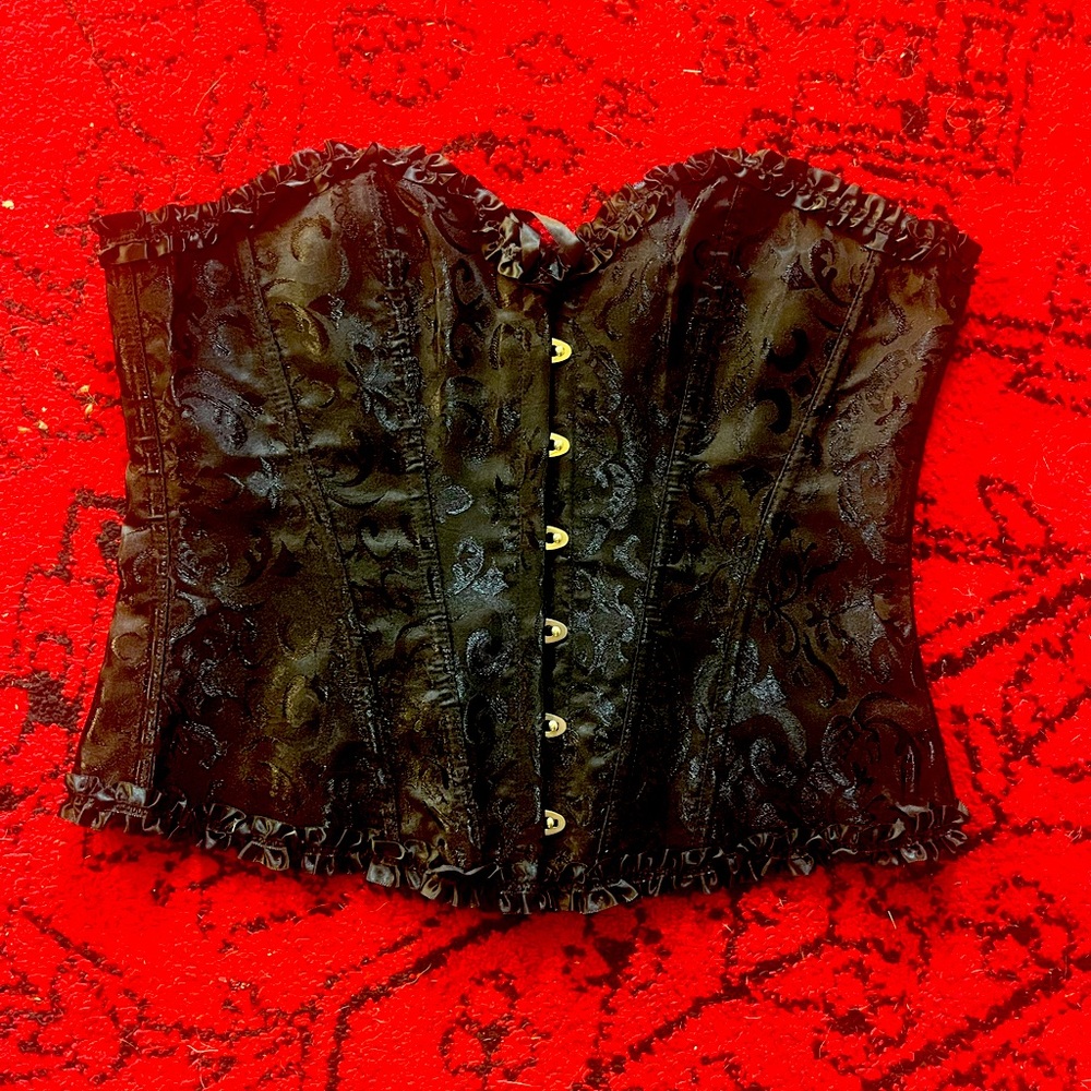 Lacey Black Corset